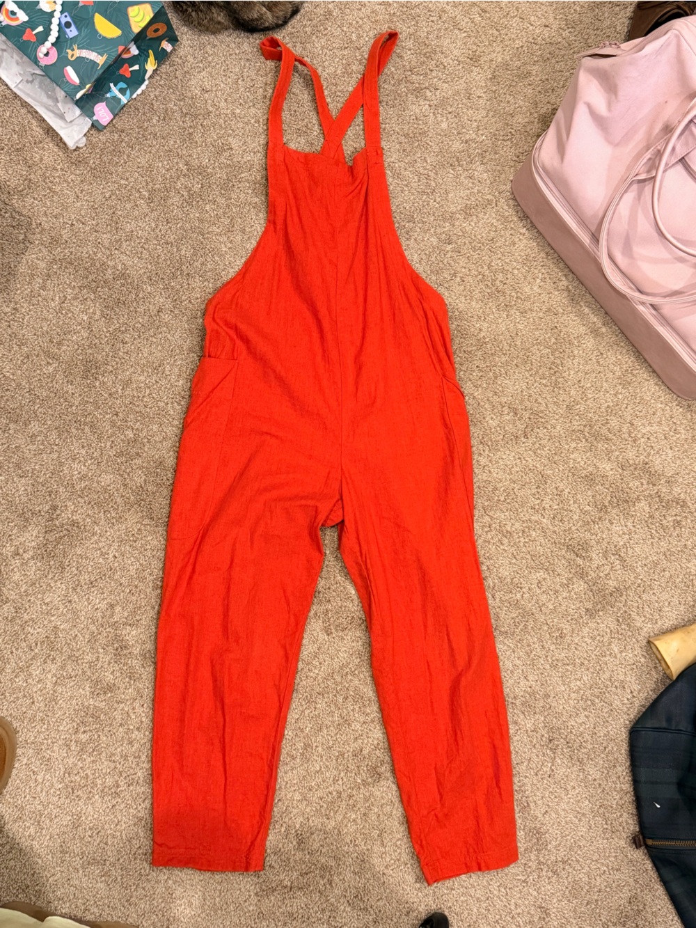 BDG Orange One-Piece Jumpsuit
